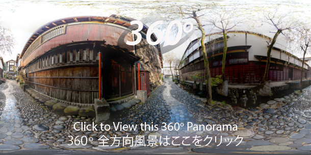 An immersice 360 degree panorama of Yanaka mizu no michi