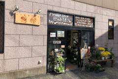 Green and Flower Store front