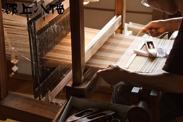 Tsumugi Weaving Loom